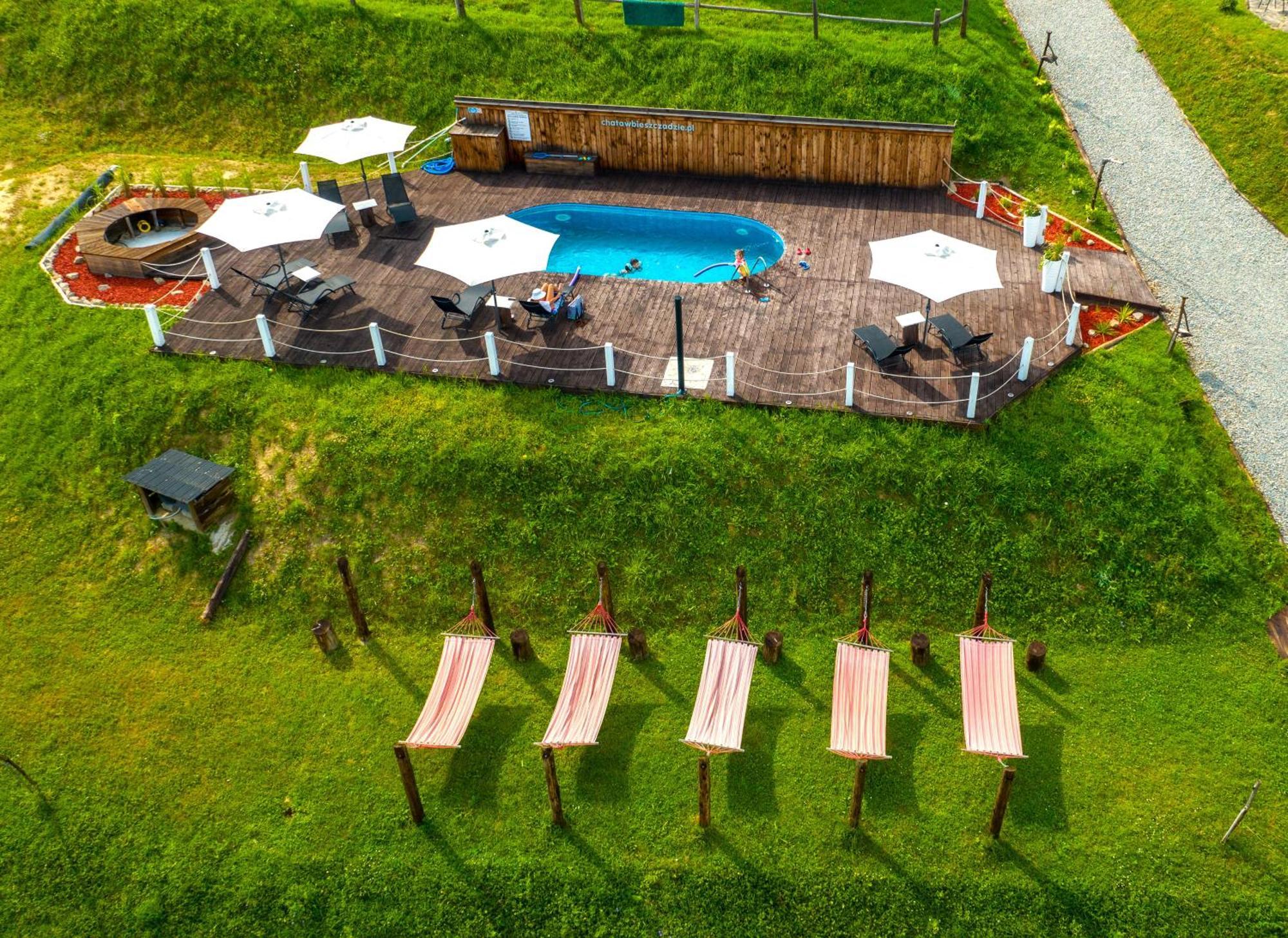 Chata W Bieszczadzie Apartamenty I Domki Z Sauna Bieszczady Polańczyk المظهر الخارجي الصورة